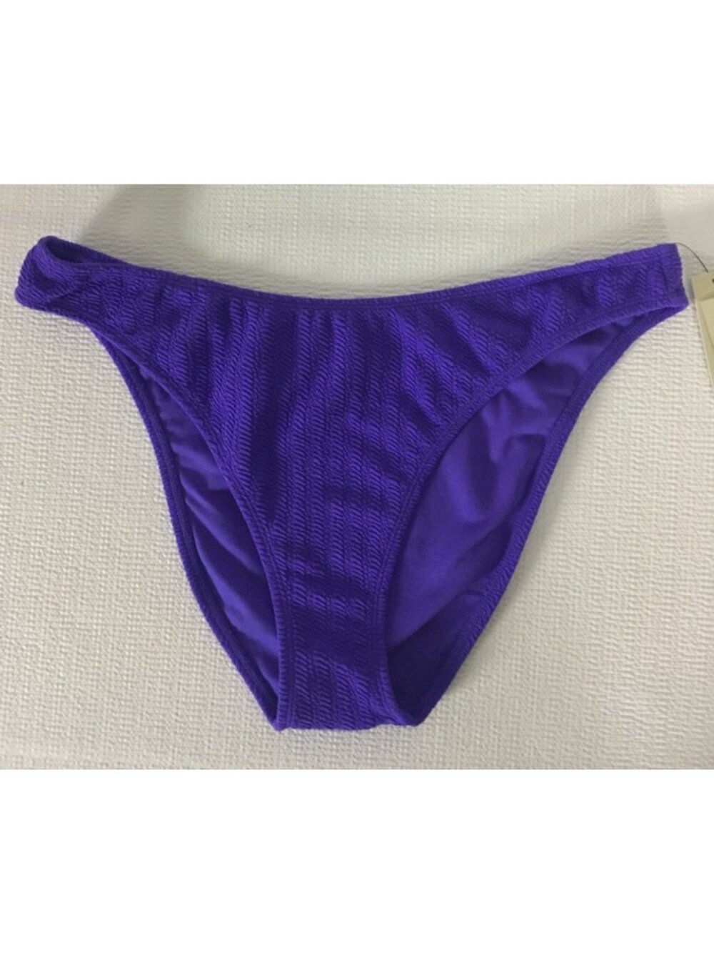 No Boundaries Bikini Swim Bottoms Size XL 16 to 18 Purple Cheeky High Leg New